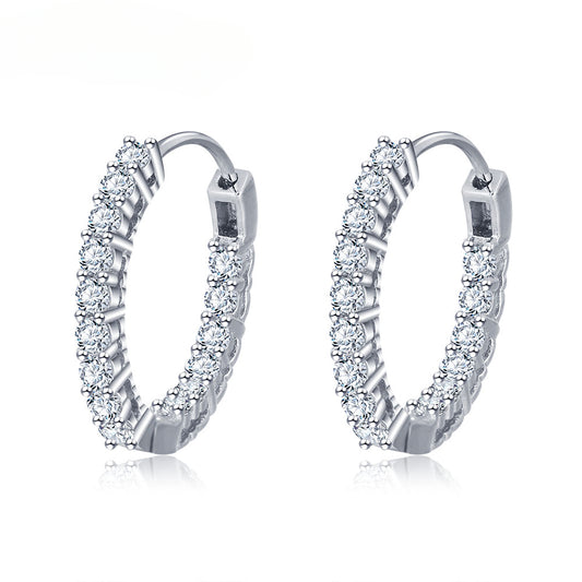 925 Sterling Silver Hoop Earrings