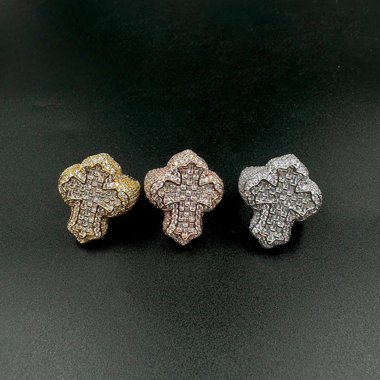 Aokaishen Cross Finger Ring