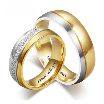 Engraving Wedding Engagement Rings