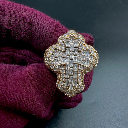 Aokaishen Cross Finger Ring