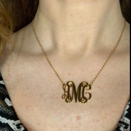 ized Monogram Necklace