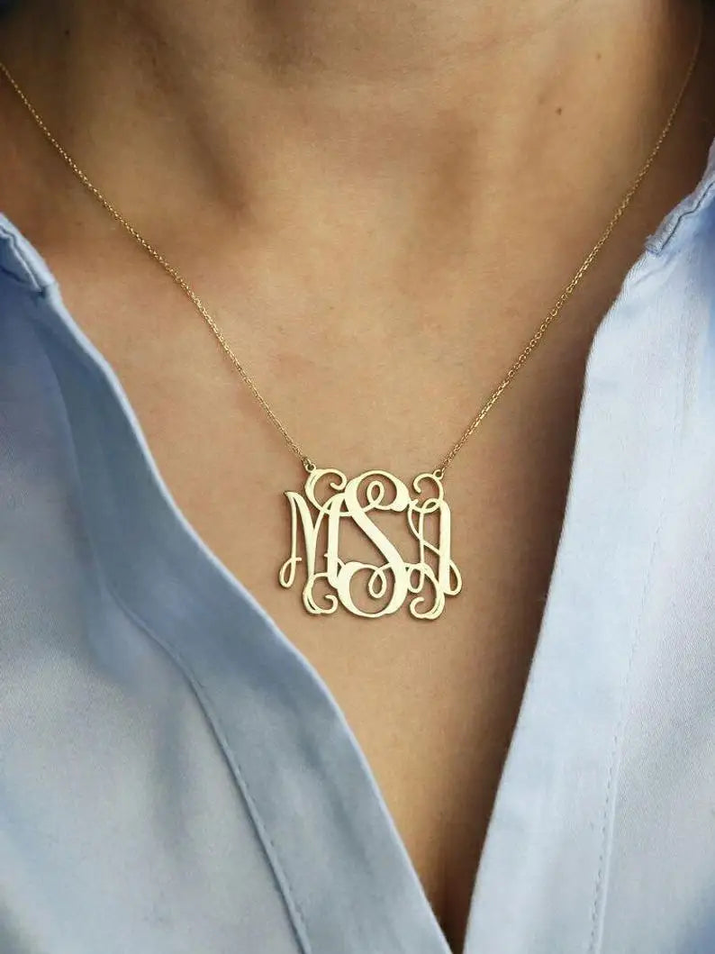 ized Monogram Necklace