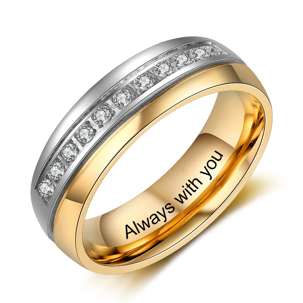 Engraving Wedding Engagement Rings