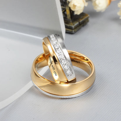 Engraving Wedding Engagement Rings