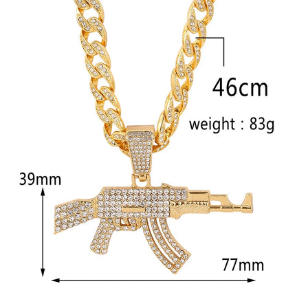 AAA+ Cubic Zirconia Bling Ice Necklace