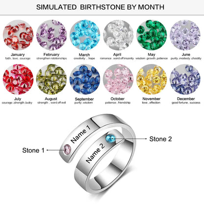 Personalized Mothers Rings