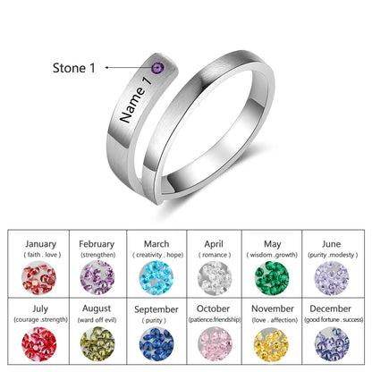 Personalized Mothers Rings