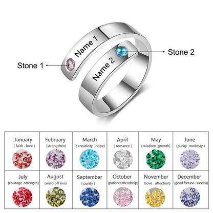 Personalized Mothers Rings