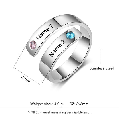 Personalized Mothers Rings