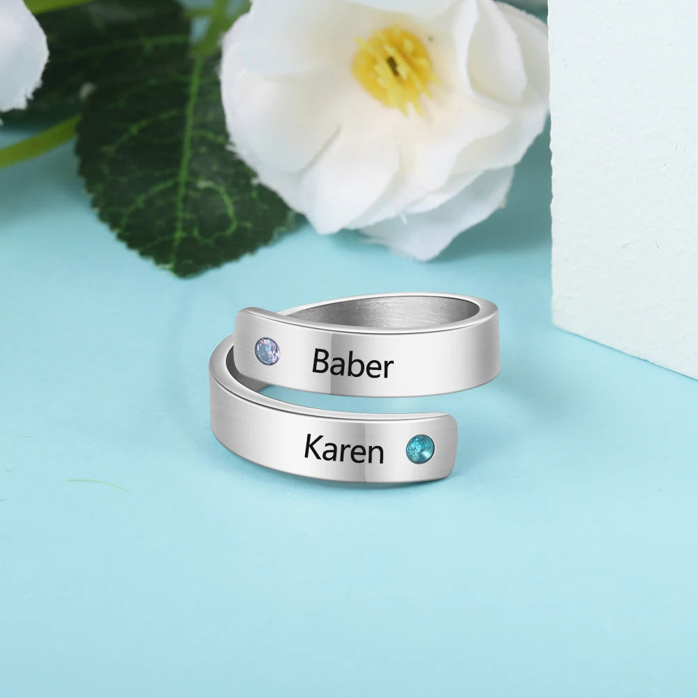 Personalized Mothers Rings