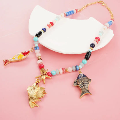 Marine Fish Fashion Choker Necklace