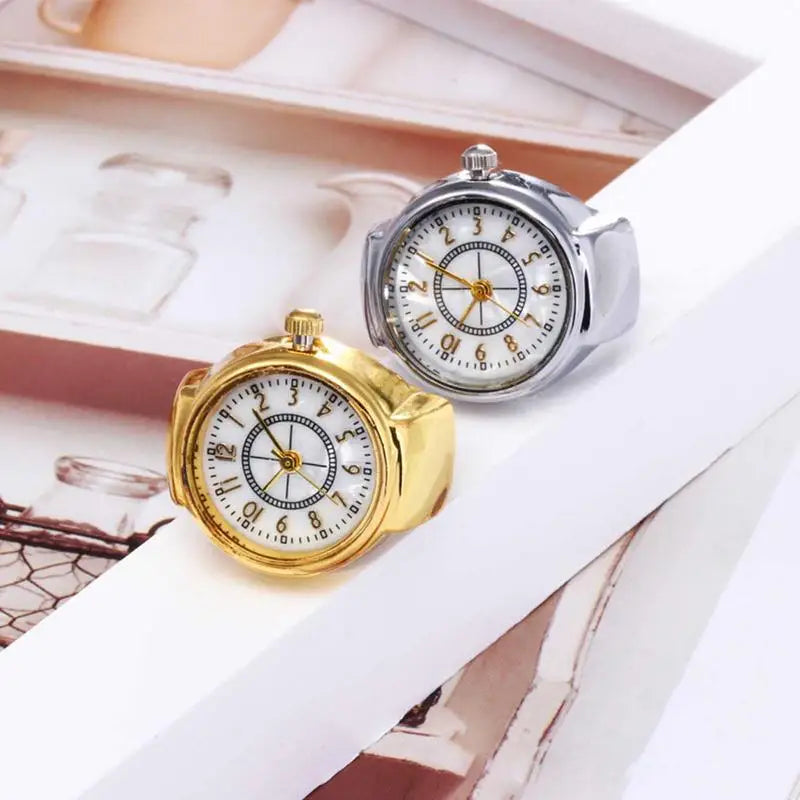 Mini Couple Watches For Women Men Ring