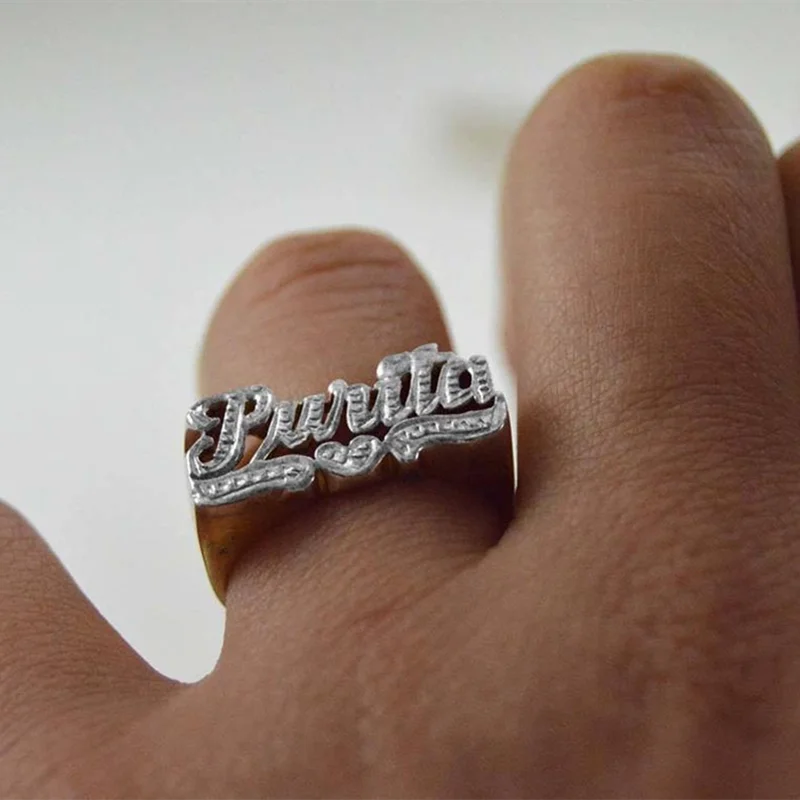 Personalized Custom Name Rings