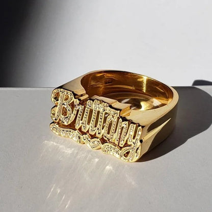 Personalized Custom Name Rings