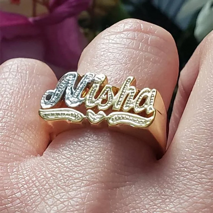 Personalized Custom Name Rings