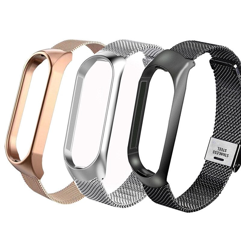 Three-bead Solid Stainless Steel Band