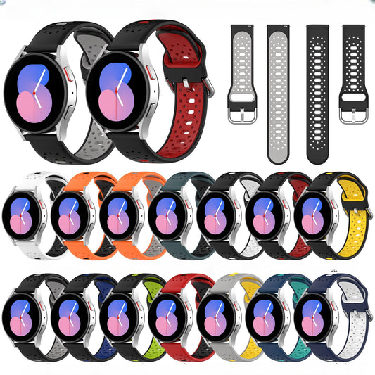 Silicone Dual Color Strap