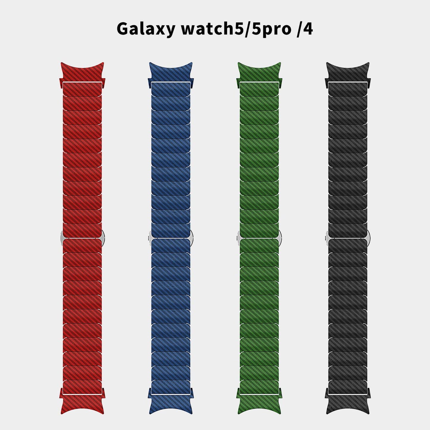 Suitable for Samsung Watch Band Galaxy Watch 4/5/5pro Carbon Fiber Watch Band Samsung Watch 6 Watch Band