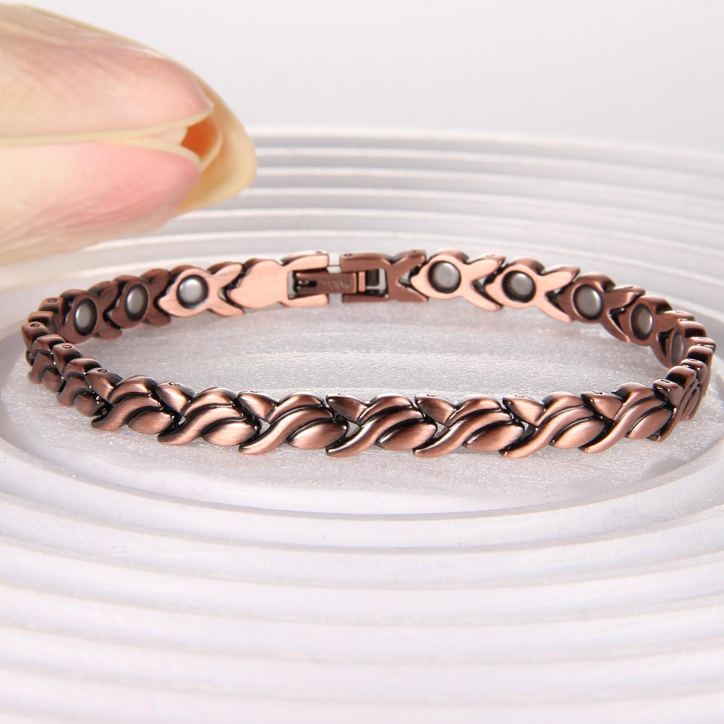 Copper magnetic bracelet